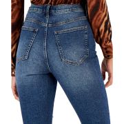 Celebrity Pink Juniors’ Ripped Cropped Kick Flare Jeans B4HP