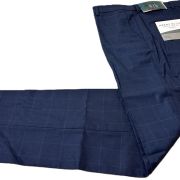 Perry Ellis Portfolio Men’s Slim-Fit Flat Front Dress Pants Navy 32×32 B4HP