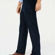 Lauren Ralph Lauren Men’s Classic-Fit Stretch Corduroy Pants Blue 36×29 B4HP