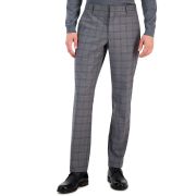 Tommy Hilfiger Men’s Modern-Fit Stretch Performance Pants Grey Blue B4HP