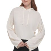 Calvin Klein Jeans Women’s Hooded Bell-Sleeve Top B4HP