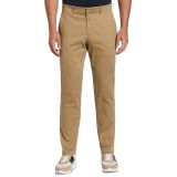 Perry Ellis Portfolio Men's Slim Fit Cotton Chino Pant Brown 38x29 B4HP