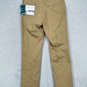 Perry Ellis Portfolio Men’s Slim Fit Cotton Chino Pant Brown 38×29 B4HP