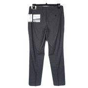 Perry Ellis Men’s Slim-Fit Stretch Check Dress Pants Charcoal 34×29 B4HP