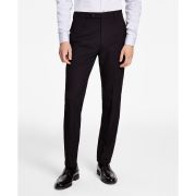 Calvin Klein Men’s Slim-Fit Performance Dress Pants Wine Black B4HP