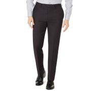 Calvin Klein Men Slim-Fit Wool-Blend Stretch Suit Pants Eggplant 34×34 B4HP $190