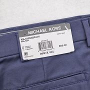 Michael Kors Men’s Classic Fit Cotton Stretch Pants Ash Blue 36×32 B4HP