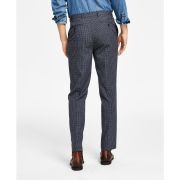 Tommy Hilfiger Men’s Modern-Fit TH Flex Stretch Patterned Pants Greyblue B4HP