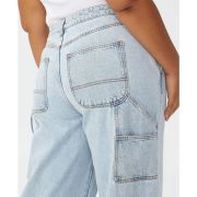 Cotton On Plus Size Trendy Carpenter Jeans Barlee Blue 16W B4HP