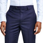 Lauren Ralph Lauren Men’s Classic-Fit Stretch Flat Front Suit Pants Navy B4HP