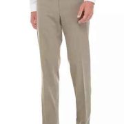 Lauren Ralph Lauren Men’s Classic-Fit Ultraflex Flat-Front Dress Pants Tan B4HP