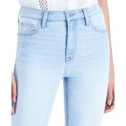 Celebrity Pink Juniors’ Ripped Skinny Ankle Jeans Candy Kiss B4HP