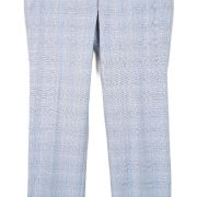 Alfani Men’s Slim-Fit Stretch Solid Suit Pants Blue Plaid B4HP $135