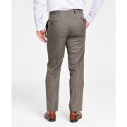 Lauren Ralph Lauren Mens Classic-Fit Stretch Check Dress Pants brown 36×34 B4HP