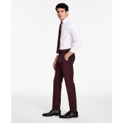 Bar III Men’s Slim-Fit Solid Suit Pant Burgundy 30×32 B4HP $175