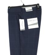 Perry Ellis Portfolio Men’s Slim-Fit Twill Pants Dark Navy 31×30 B4HP