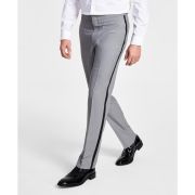 Alfani Men’s Slim-Fit Stretch Tuxedo Pants Grey B4HP $135