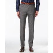 Kenneth Cole Reaction Men’s Slim-Fit Stretch Dress Pants Grey KD80038 B4HP 32×32