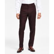 Tommy Hilfiger Men’s TH Flex Modern Fit Four-Pocket Twill Pants Burgundy B4HP