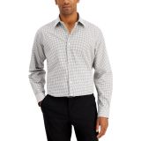 Club Room Men's Regular Fit Check Print Dress Shirt M 15-15 1/2 B4HP