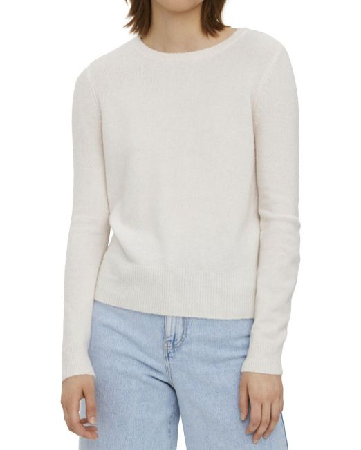 Vero Moda Women's O-Neck Wrap Sweater Birch L B4HP