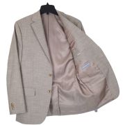 Michael Kors Men’s Classic-Fit Solid Sport Coat Tan B4HP $295