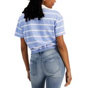 Crave Fame Juniors’ Striped Ruby Shirts B4HP