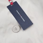 Tommy Hilfiger Men’s Modern-Fit Raincoat Silver 36R B4HP $350