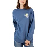 Rebellious One Juniors' Sun Tarot Graphic Sweatshirt Bluestone S B4HP
