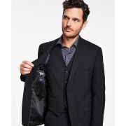 Alfani Men’s Classic-Fit Stretch Solid Suit Jacket Black 44R B4HP $360