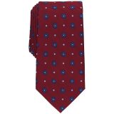 Club Room Men's Lasure Neat Tie Red OS B4HP