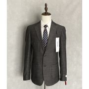 Calvin Klein Men’s Slim-Fit Wool Woven Herringbone Sport Coat Charcoal B4HP $375