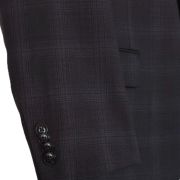 Michael Kors Men Classic-Fit Wool-Blend Suit Separate Jacket Charcoal B4HP $450