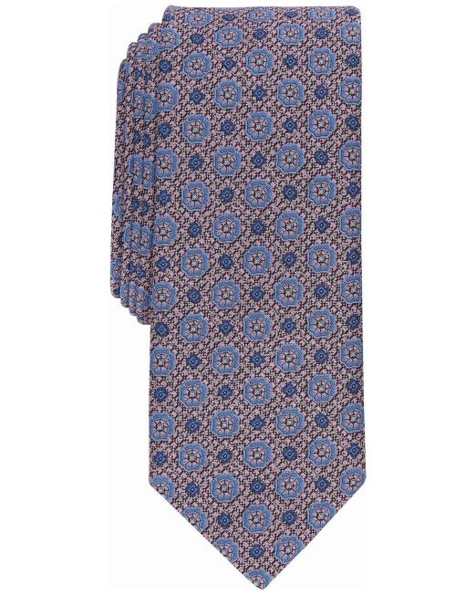 Bar III Men's Tanner Neat Skinny Tie Pink OS B4HP