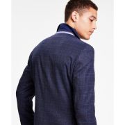 Tommy Hilfiger Men’s Modern-Fit Pattern Sport Coats Blue Brown 36R B4HP