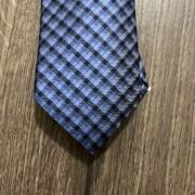 Michael Kors Men’s Classic Tight Gingham Tie Blue OS B4HP