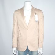 Bar III Men’s Slim-Fit Cotton Stretch Solid Suit Jacket Tan B4HP $360