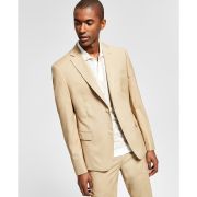 ALFANI MEN’S SLIM- FIT STRETCH ALPHA TECH JACKET COLOR CARAMEL B4HP $360