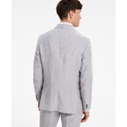Tommy Hilfiger Men’s Modern-Fit Double-Breasted Suit Jacket Grey 42R B4HP $360