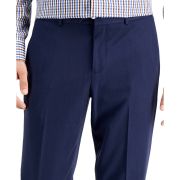 Perry Ellis Portfolio Men’s Modern-Fit Stretch Solid Resolution Pants 36×32 B4HP