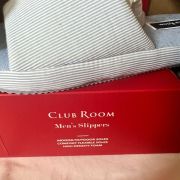 Club Room Men’s Cushioned Bed Slides Blue S B4HP