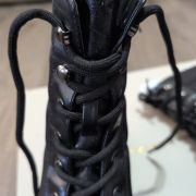 Marc Fisher Women’s Amita Lug Sole Lace Up Hiker Booties B4HP 8M With Defects
