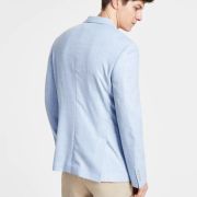Calvin Klein Men’s Solid Slim-Fit Soft Sport Coat Light Blue 40L B4HP $295