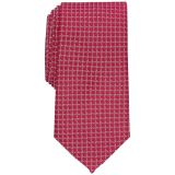 Club Room Men's Classic Geo Neat Tie Red OS B4HP