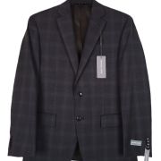 Michael Kors Men Classic-Fit Wool-Blend Suit Separate Jacket Charcoal B4HP $450
