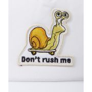 Sun+Stone Men’s Snail Graphic Cap Don’t Rush Me White OS B4HP