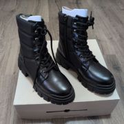 Marc Fisher Women’s Amita Lug Sole Lace Up Hiker Booties B4HP 8M With Defects