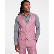 Tayion Collection Men’s Classic Fit Suit Vest Mauve Solid M B4HP