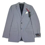Tommy Hilfiger Men’s Modern-Fit Stretch Suit Separate Jacket Blue 38L B4HP $360