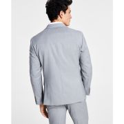 Bar III Men’s Skinny-Fit Sharkskin Suit Jacket Light Gray 42L B4HP $425